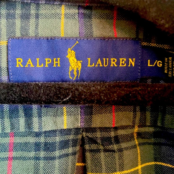 Men’s Ralph Lauren button down, Navy, Green multi color shirt;Custom fit, Large - Picture 3 of 4